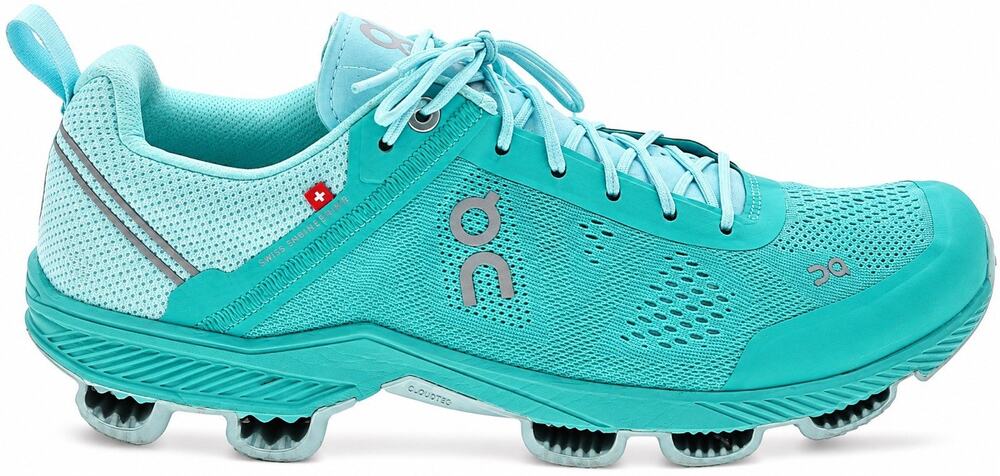 On Cloud Cloudsurfer Women Running Hiking Shoes Sz 9.5 Aqua Turquoise Sneakers